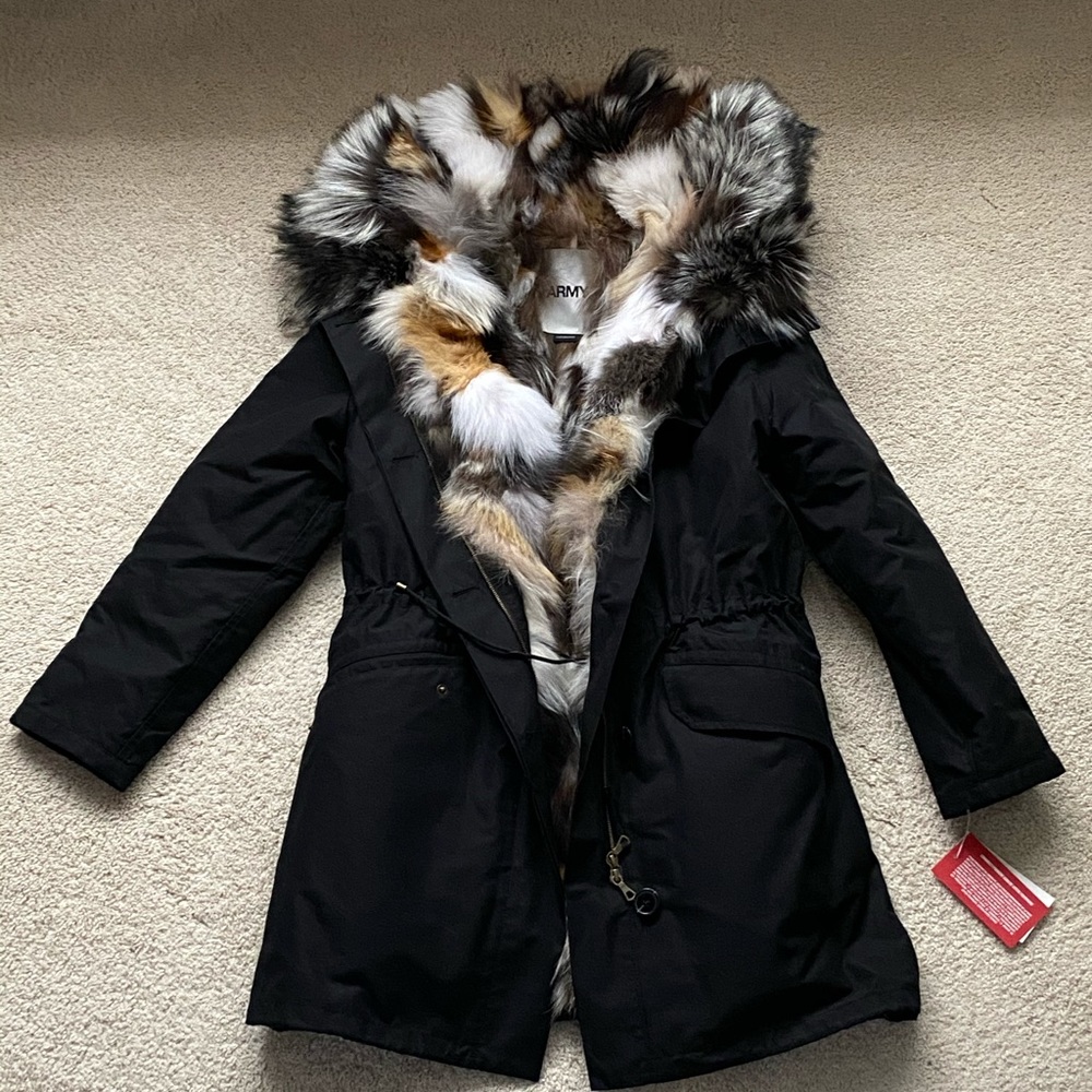 Yves Salomon Fur Army Parker